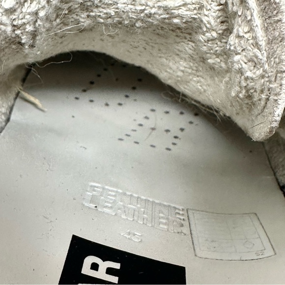 Men's GOLDEN GOOSE GGDB Sneakers Superstar Leather Low White/Green EU 45 / US 12 - Picture 9 of 9